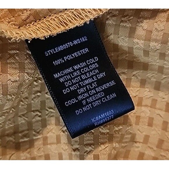 Sanctuary Gold Tanks Babydoll Pleats Size Medium Sleeveless Minamalist Basic Top - Picture 4 of 6